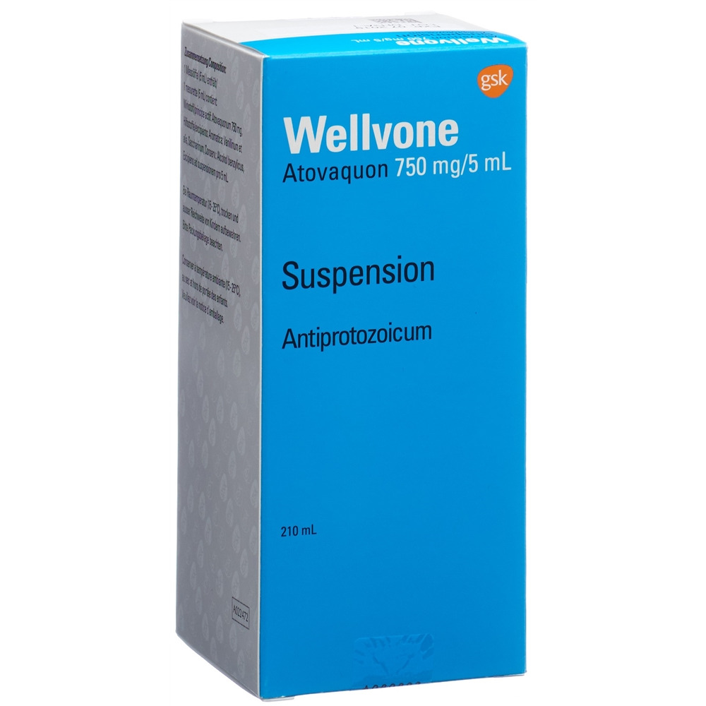 WELLVONE susp 750 mg/5ml 210 ml, image principale