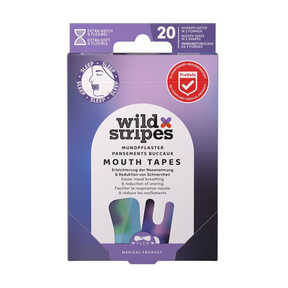 WILD STRIPES Mund Tapes, Hauptbild WILD STRIPES Mund Tapes, Hauptbild