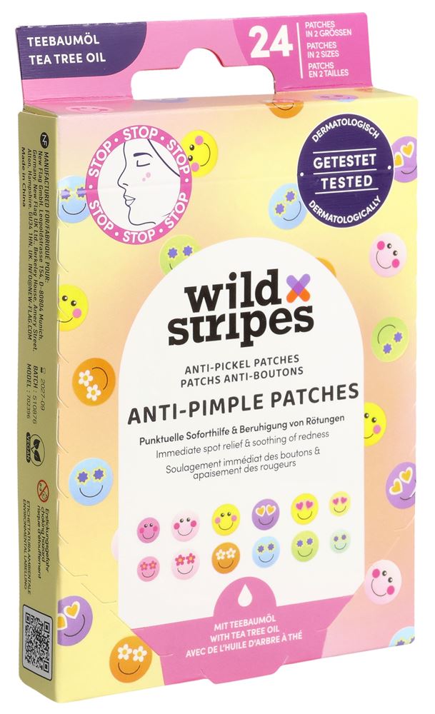 WILD STRIPES pansements anti-boutons