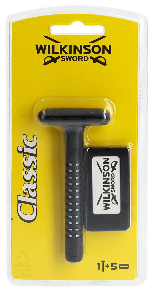 WILKINSON Classic Rasierer Doppelklingen + 5 Klingen