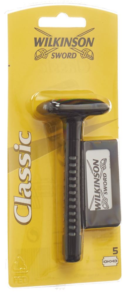 WILKINSON Classic rasoir à double tranche + 5 lames, image principale