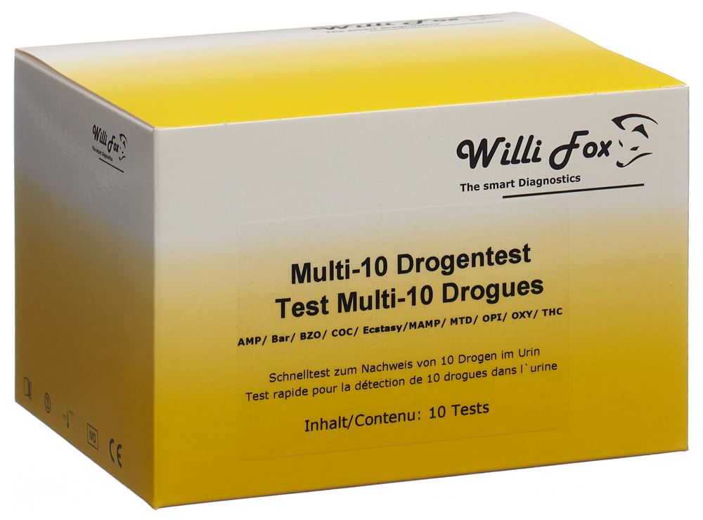 WILLI FOX test de drogue cassette multi