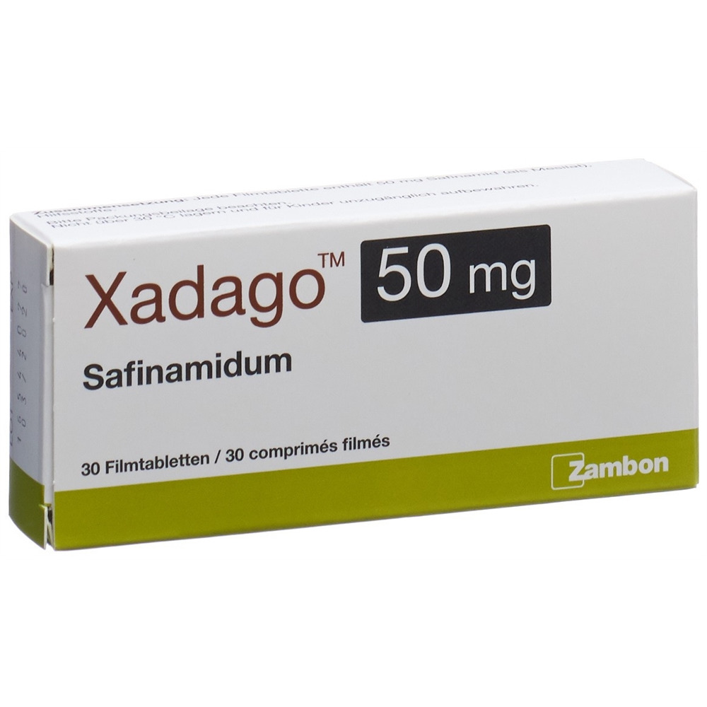 XADAGO Filmtabl 50 mg Blist 30 Stk, Hauptbild