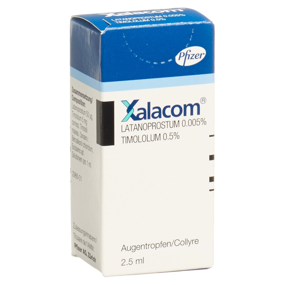 XALACOM Gtt Opht Fl 2.5 ml, Hauptbild