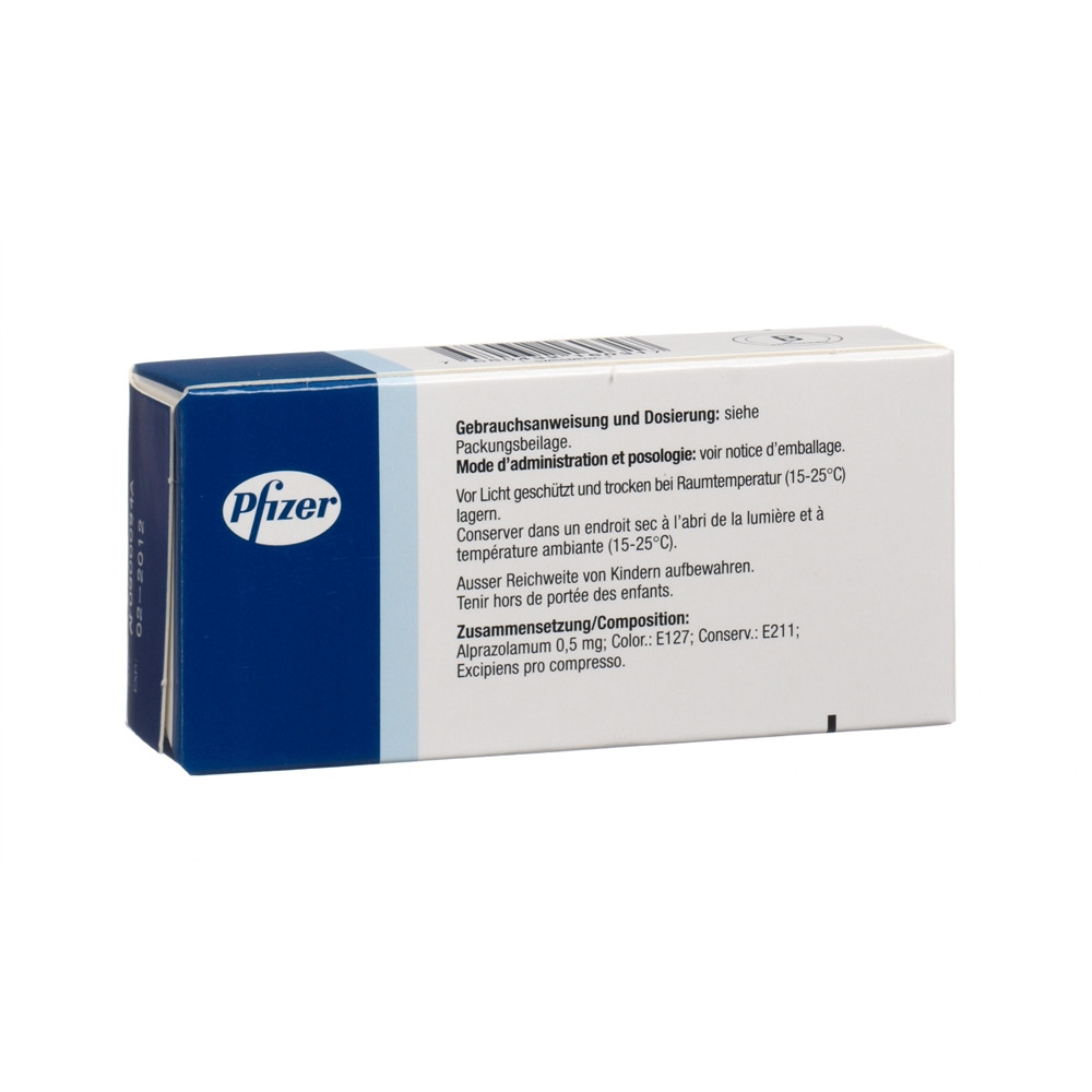 XANAX cpr 0.5 mg blist 30 pce, image 2 sur 2