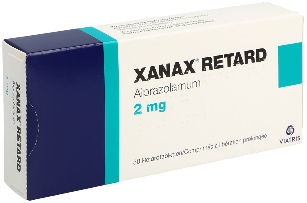 XANAX retard 2 mg, image principale