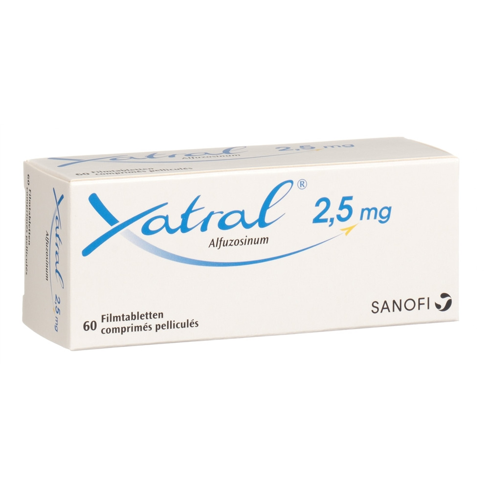 XATRAL cpr pell 2.5 mg blist 60 pce, image principale