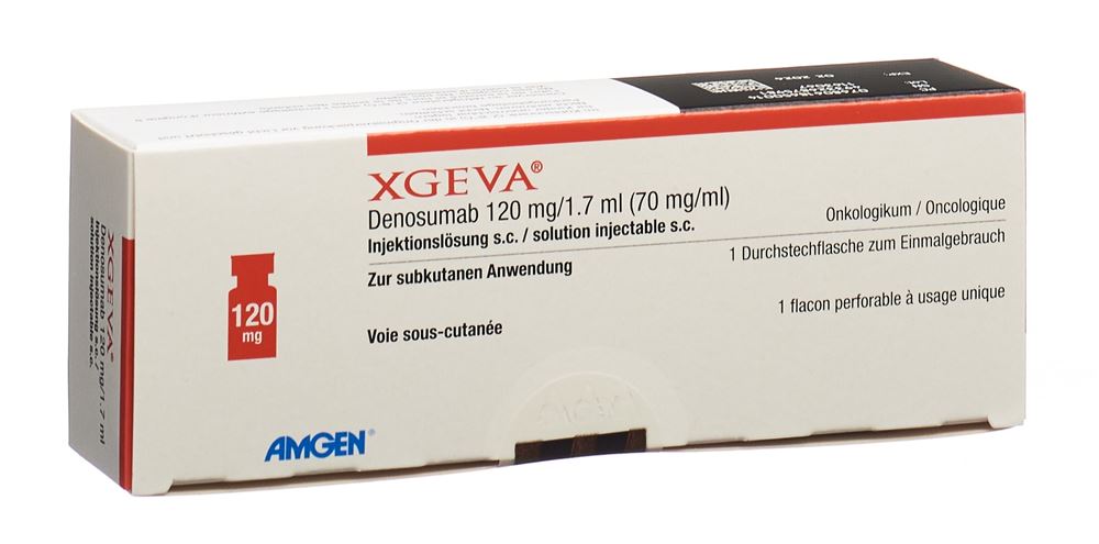 XGEVA sol inj 120 mg/1.7ml flacon flac 1.7 ml, image principale