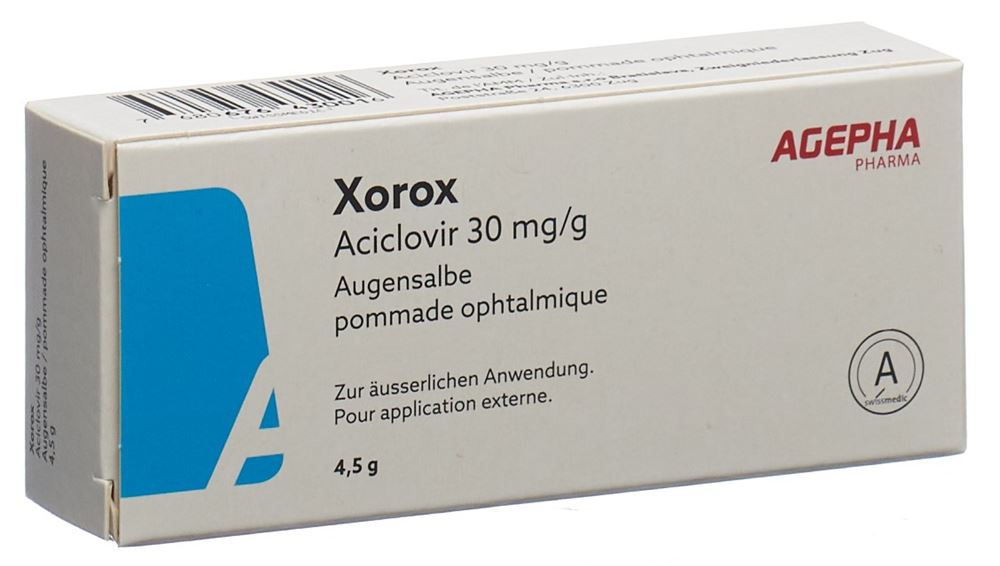 XOROX ong opht 30 mg/g tb 4.5 g, image principale
