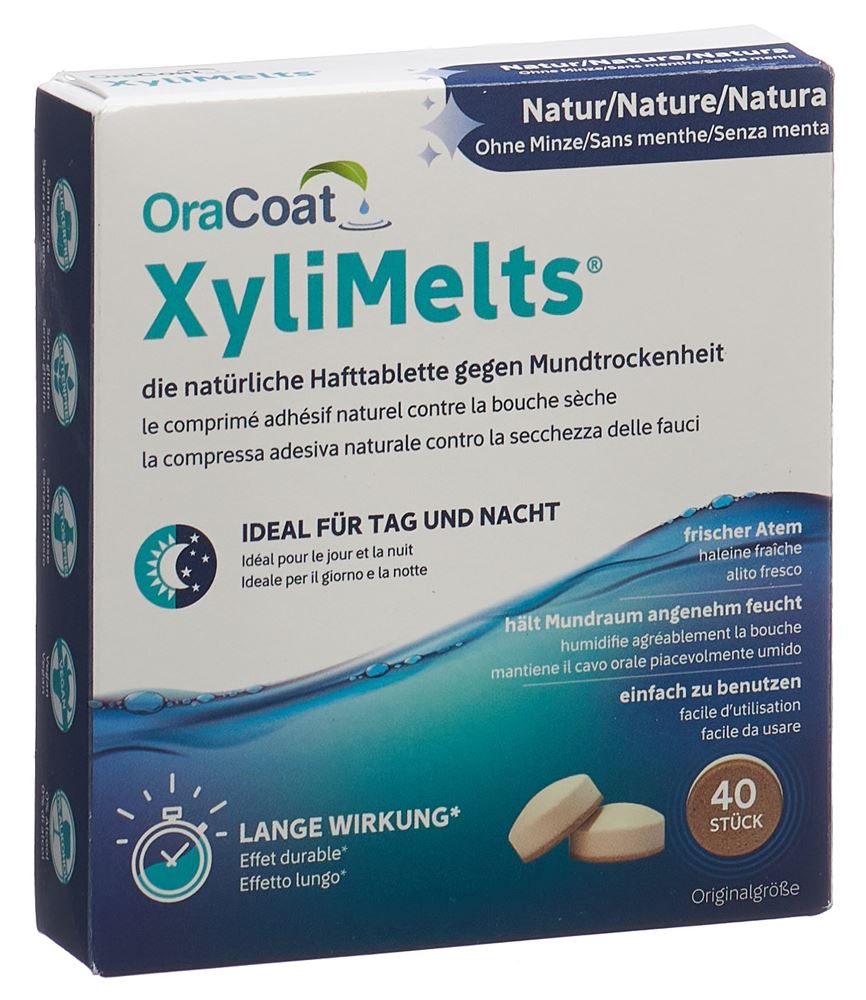 XYLIMELTS Hafttabletten gegen Mundtrockenheit, Hauptbild