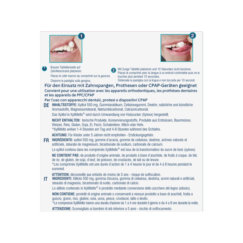 XYLIMELTS pastilles adhérentes pour la bouche sèche, image 3 sur 4