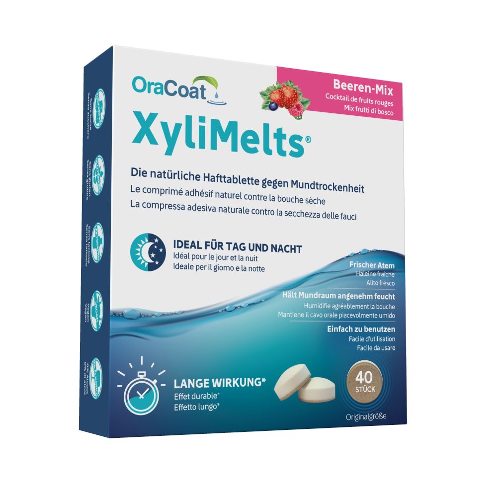 XYLIMELTS pastilles adhérentes pour la bouche sèche