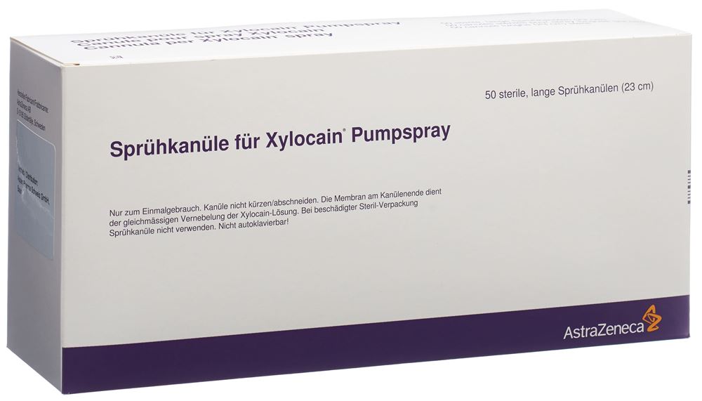 XYLOCAINE canule de nébulisation