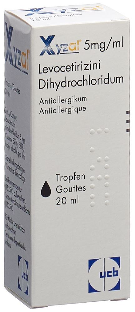 XYZAL gouttes fl 20 ml, image principale