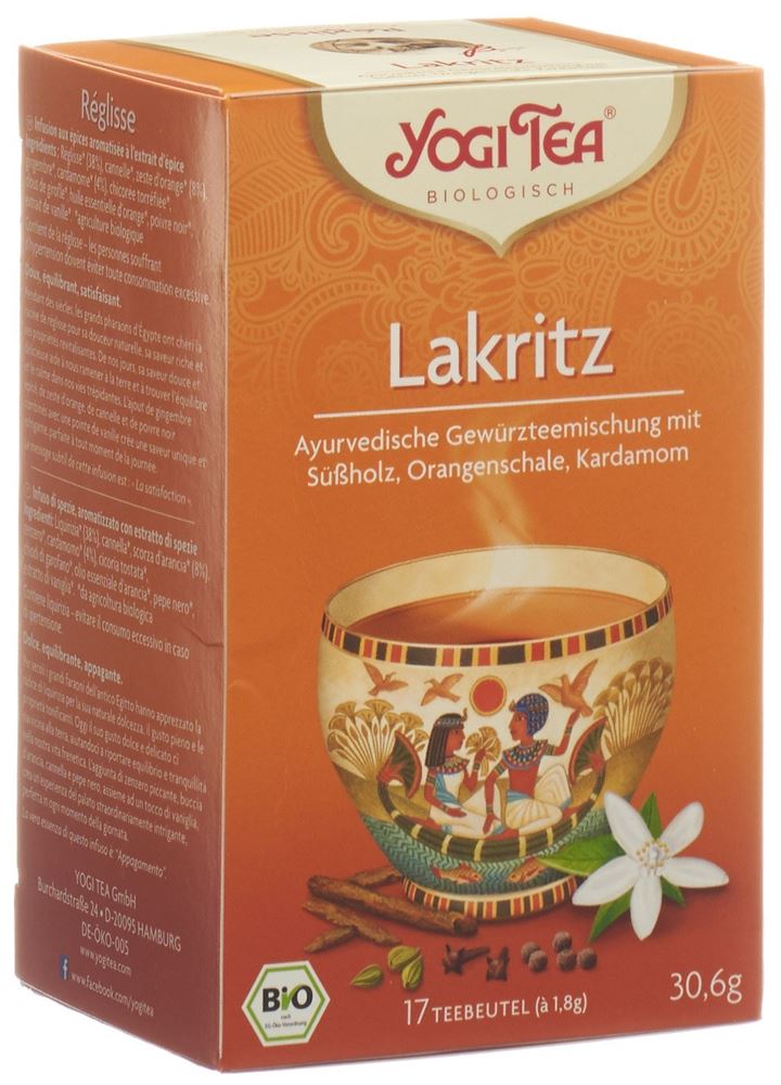 YOGI TEA Lakritz Egyptian Spice