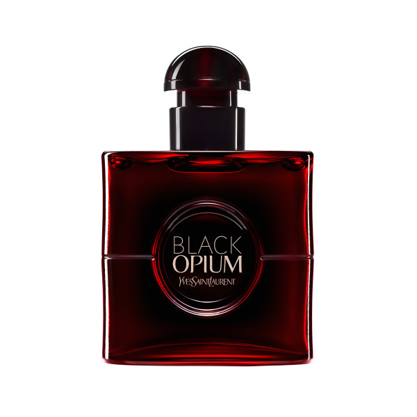 Yves Saint Laurent Black Opium Eau de Parfum Over Red