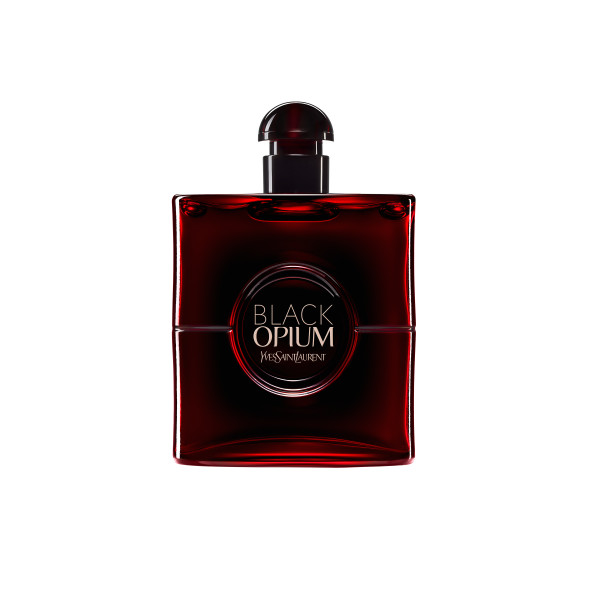 Yves Saint Laurent Black Opium Eau de Parfum Over Red