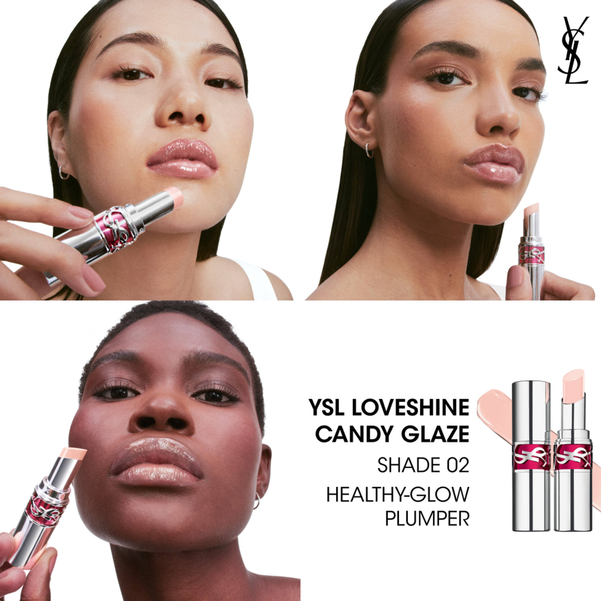 Yves Saint Laurent Rouge Volupte Candy Glaze Lipgloss, image 4 sur 4
