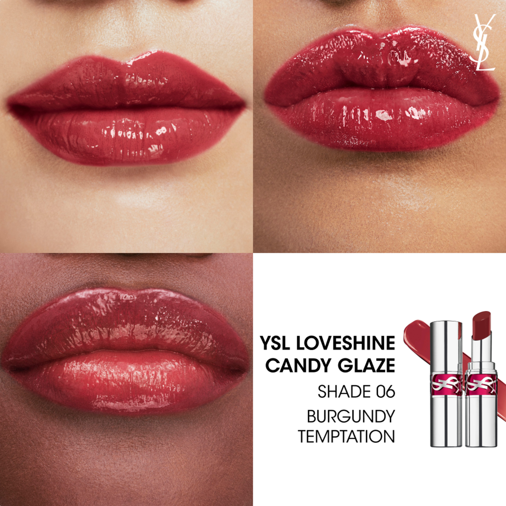 Yves Saint Laurent Rouge Volupte Candy Glaze Lipgloss, image 3 sur 3