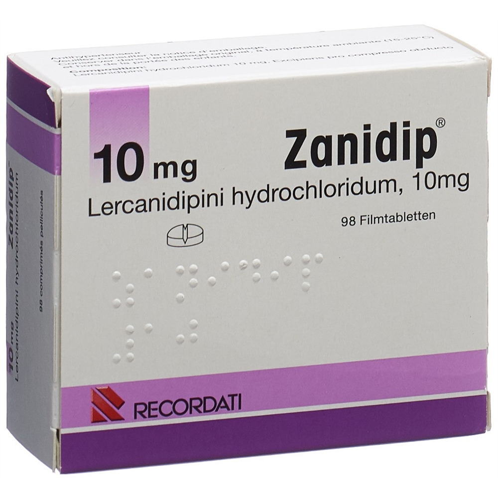 ZANIDIP cpr pell 10 mg blist 98 pce, image principale