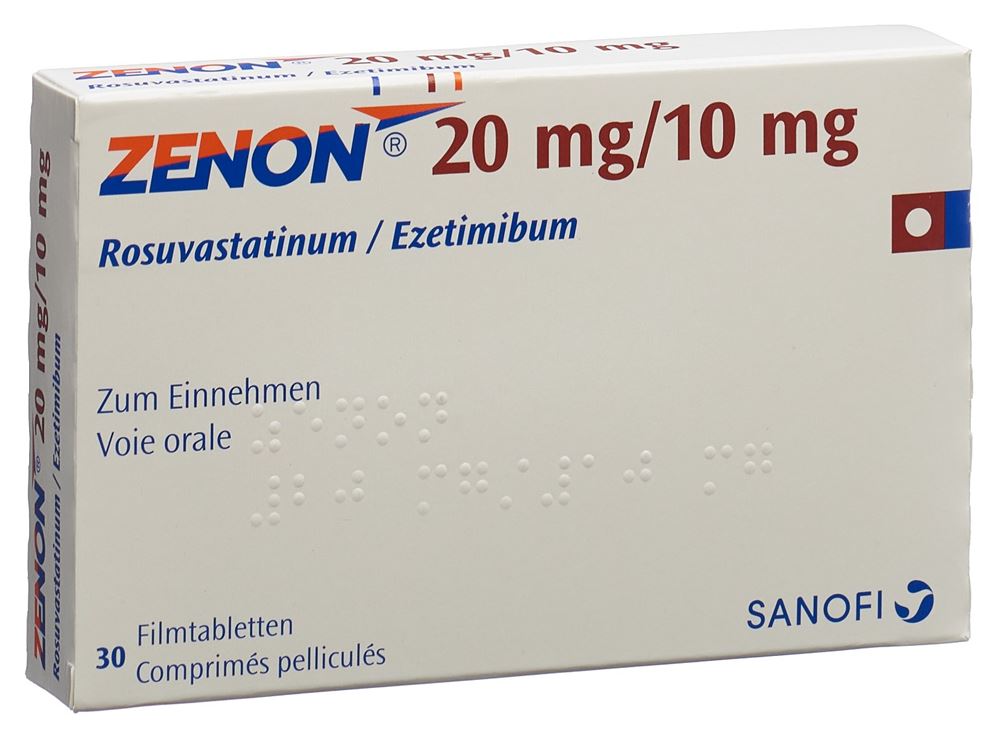 ZENON cpr pell 20 mg/10 mg blist 30 pce, image principale