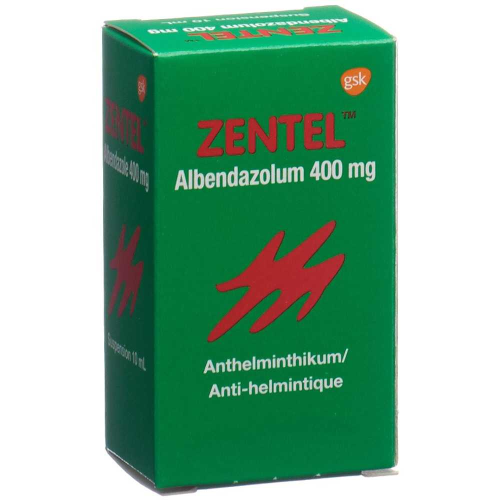 ZENTEL Susp Fl 10 ml, Hauptbild