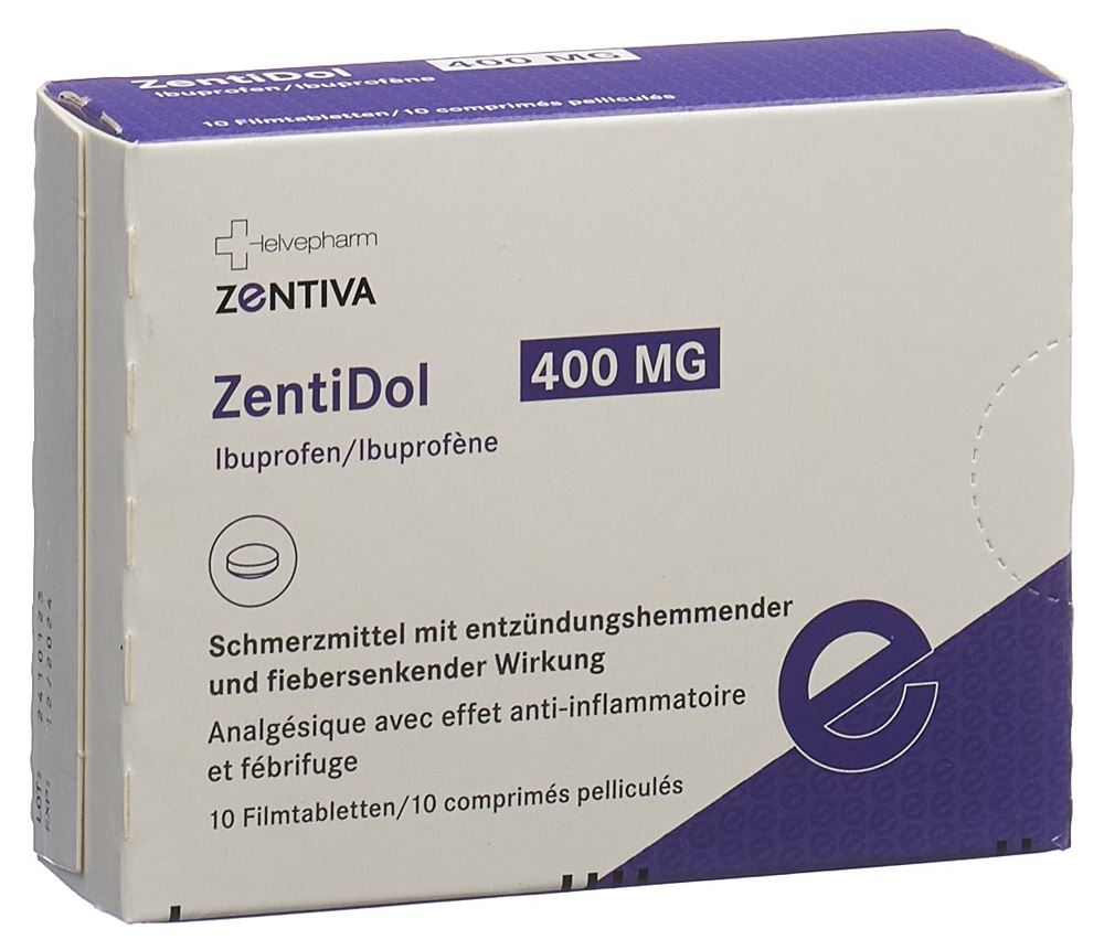 ZENTIDOL cpr pell 400 mg blist 10 pce