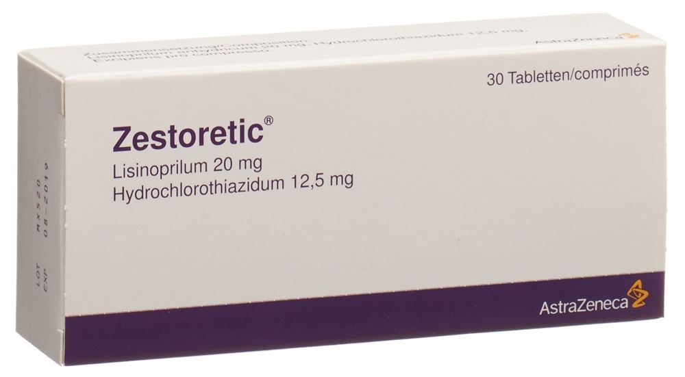 Zestoretic Tabl 20/12.5 Blist 30 Stk, Hauptbild