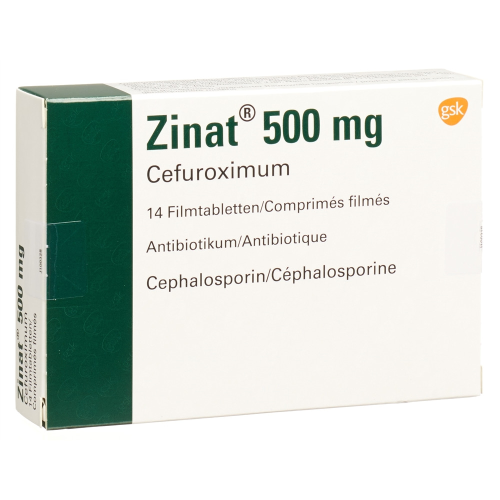 ZINAT cpr pell 500 mg blist 14 pce, image principale