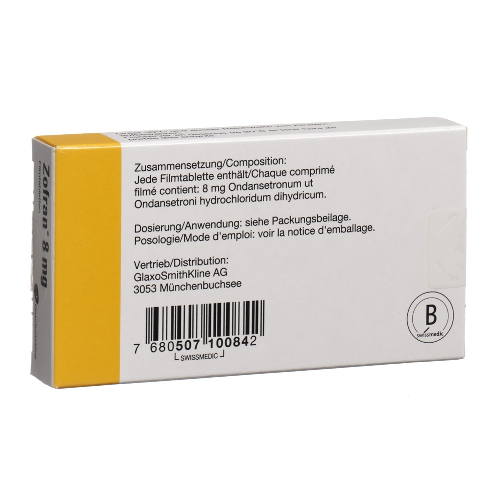 Zofran Filmtabl 8 mg Blist 6 Stk, Bild 2 von 2