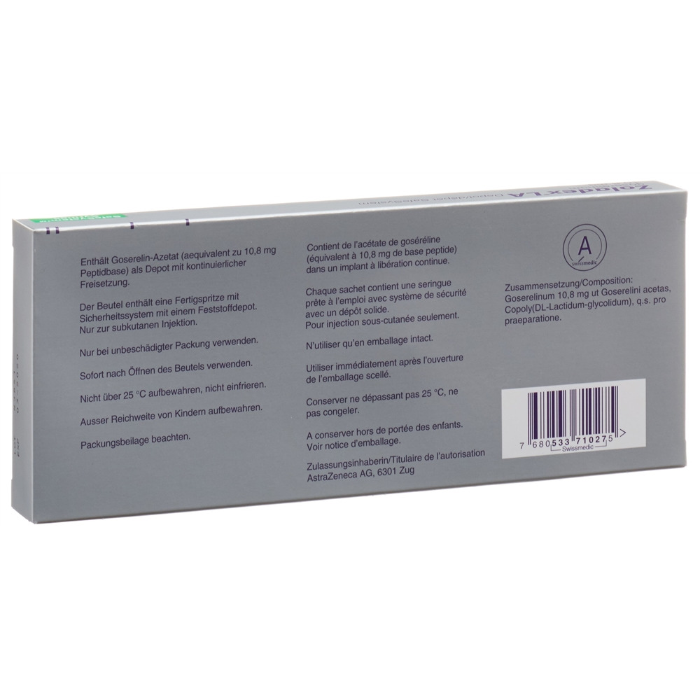 ZOLADEX LA safesystem 10.8 mg, image 2 sur 2