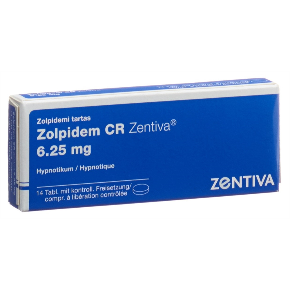 ZOLPIDEM Zentiva 6.25 mg, image principale