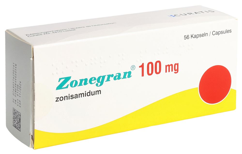 ZONEGRAN Kaps 100 mg Blist 56 Stk, Hauptbild