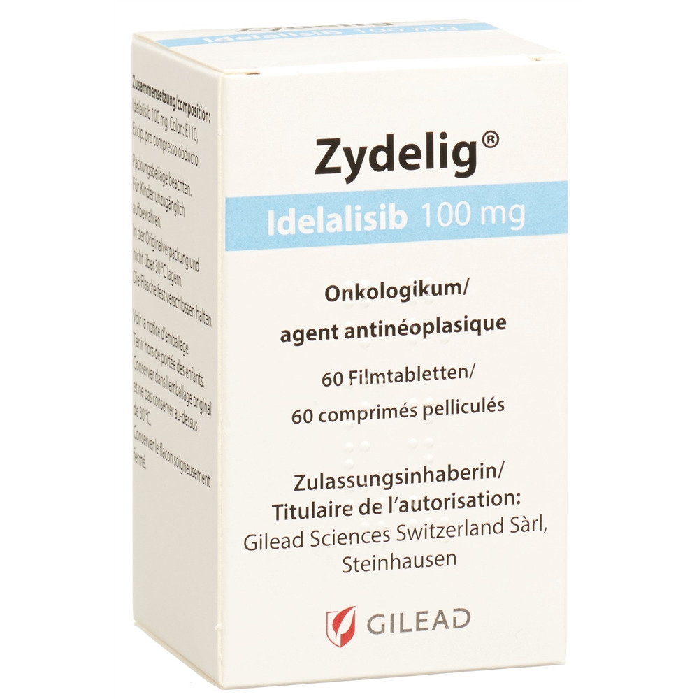 ZYDELIG cpr pell 100 mg bte 60 pce, image principale